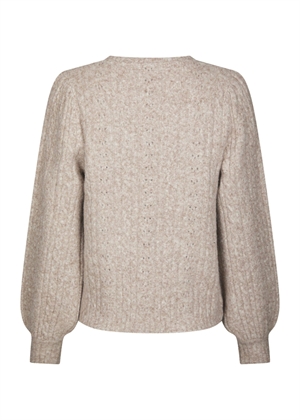 Koteas cable knit cardigan Beige Melange Neo Noir